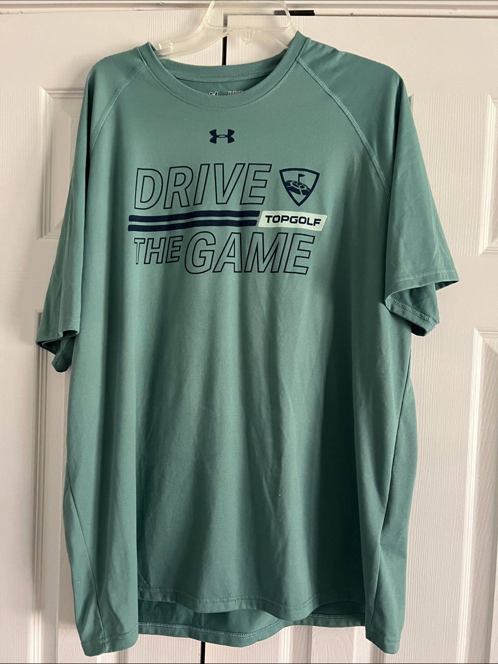 Under Armour Teal Drive The Game Performance Tee